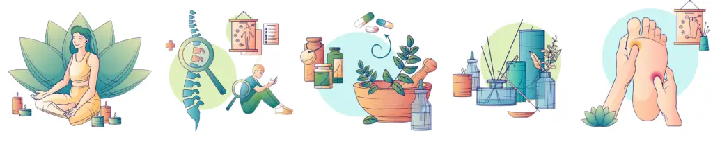 frise avec les pratiques de la naturopathie